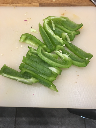 Sliced pepper